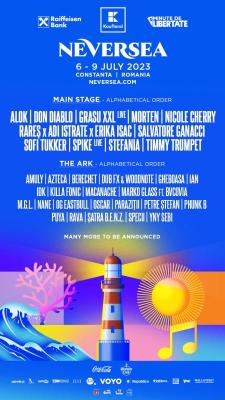 Primii artiști anunțati pentru mainstage-ul Neversea 2023