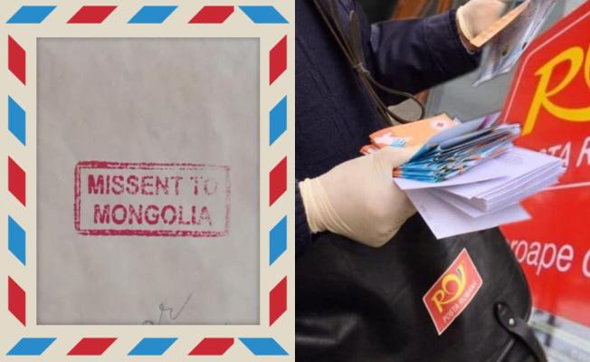 Gafă marca Poșta Română! Un pachet care trebuia să ajungă în Mangalia a fost trimis... în Mongolia