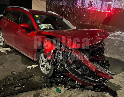 Accident rutier la Cumpăna. O femeie a fost rănită grav