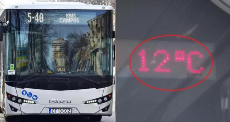 Când e frig afară, e frig și în autobuzele CT BUS. Video