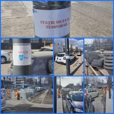 Stația de autobuz ,,Școala nr.7 Remus Opreanu “ se mută temporar