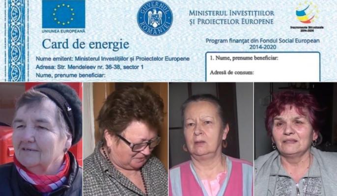 Primii români care au primit cardul de energie: 