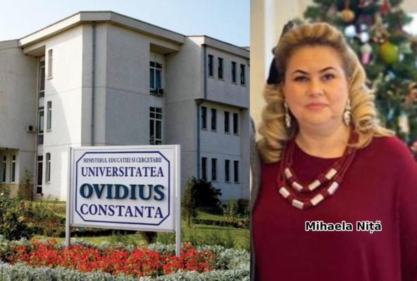 Licitație cu cântec la Universitatea Ovidius, marca Mihaela Niță
