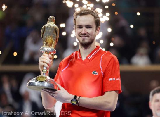  Tenis: Rusul Danii Medvedev a câştigat turneul de la Doha