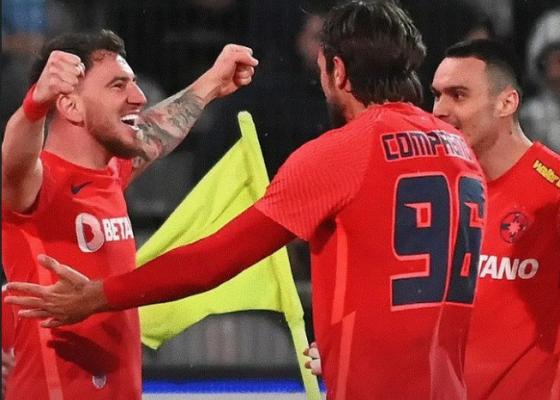 Fotbal: FCSB a revenit pe podium în Superligă după 2-1 în deplasare cu FC Argeş