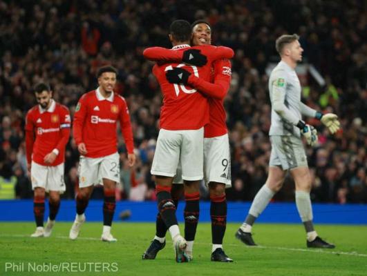 Fotbal: Manchester United s-a calificat în finala Cupei Ligii engleze