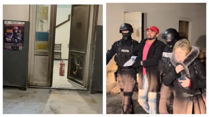 Marocanul care a incendiat Poliția Huedin a fost arestat