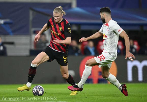 Fotbal: Remiză între RB Leipzig şi Manchester City (1-1), în optimile Ligii Campionilor