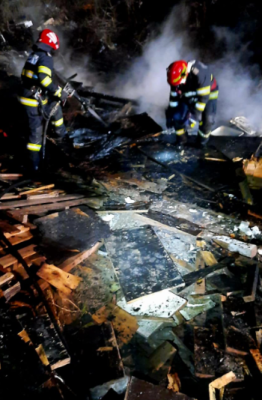 Incendiu la o rulotă, în Mamaia Nord 