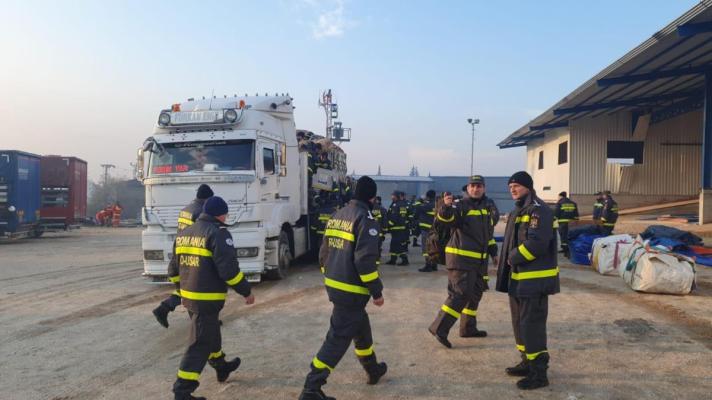 Echipa de sprijin din România a ajuns în Turcia