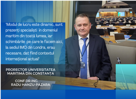Universitatea Maritimă din Constanța participă la sesiunea Organizației Maritime Internaționale, la Londra
