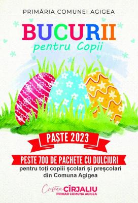 Primăria Agigea oferă cadouri de Paște copiilor 
