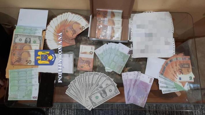 Percheziții la persoane bănuite de punerea în circulație a unor bancnote contrafăcute 