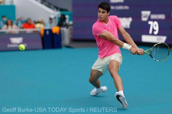Tenis: Carlos Alcaraz s-a calificat în semifinalele turneului de la Miami 