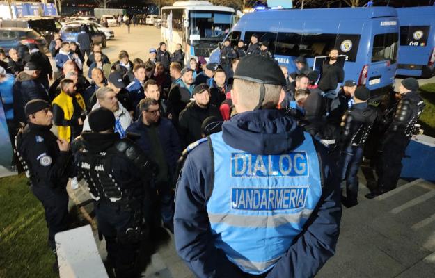 Jandarmii vor fi prezenți la meciul dintre Farul Constanța și Sepsi