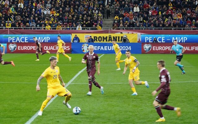  Fotbal: Romania obtine o noua victorie in preliminariile EURO 2024, 2-1 cu Belarus