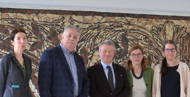 Ambasadorul Irlandei în România, Paul McGarry, în vizită, la Universitatea Ovidius