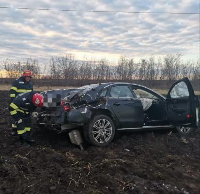 Accident produs pe DN2, în localitatea Movilița