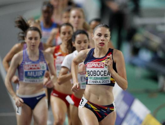 Claudia Bobocea, medaliată cu argint în proba de 1.500 m, la Europene