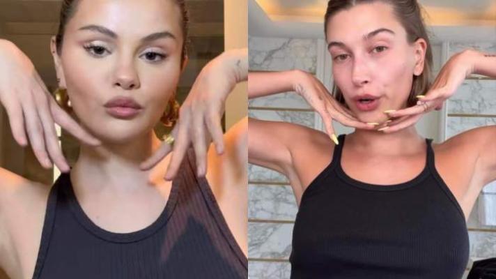 Hailey Bieber, din nou a copiat-o pe Selena Gomez