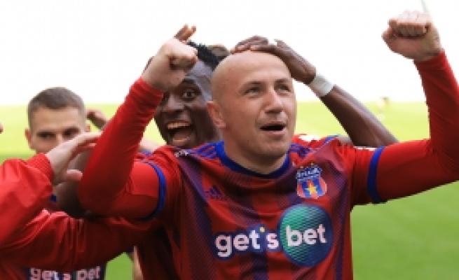Cu stadionul Ghencea gol, CSA Steaua a revenit pe primul loc în Liga a II-a VIDEO