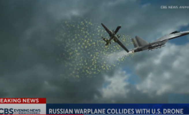 Modul în care a fost doborâtă drona americană de avioanele rusești VIDEO