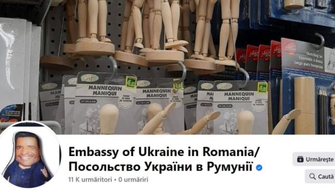 Pagina de Facebook a Ambasadei Ucrainei la București a fost spartă