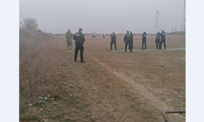 Polițiștii constănțeni au participat la o ședință de tragere 