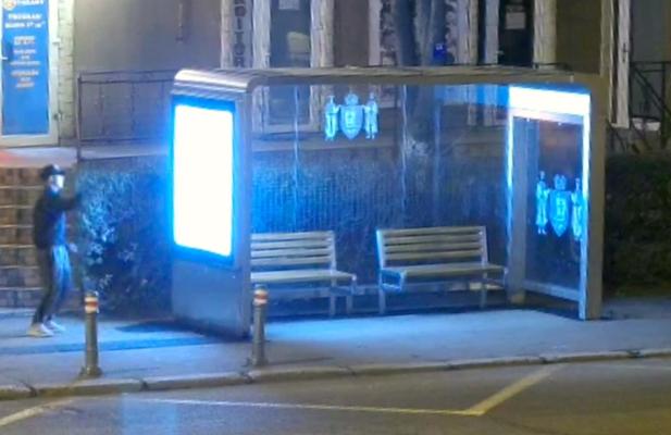 Un copil de 12 ani a vandalizat stația recent amenajată pe strada Soveja