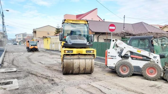 Încep lucrările de asfaltare pe strada Barbu Ștefănescu Delavrancea