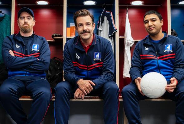 Jason Sudeikis şi echipa serialului TV 'Ted Lasso', primiţi la Casa Albă
