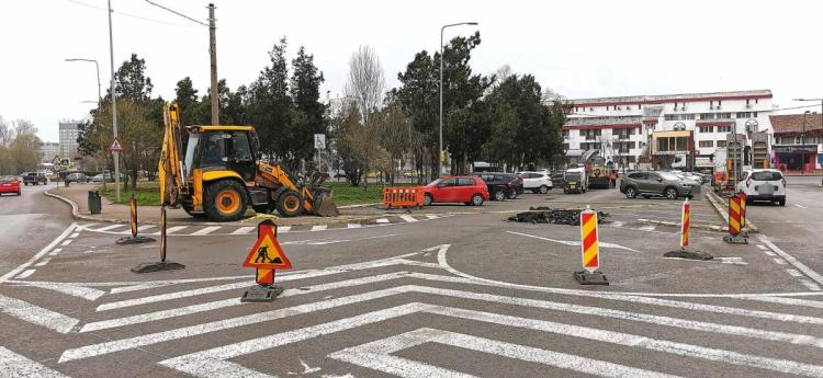 Primăria Constanța amenajează un nou sens giratoriu la intrare în stațiunea Mamaia