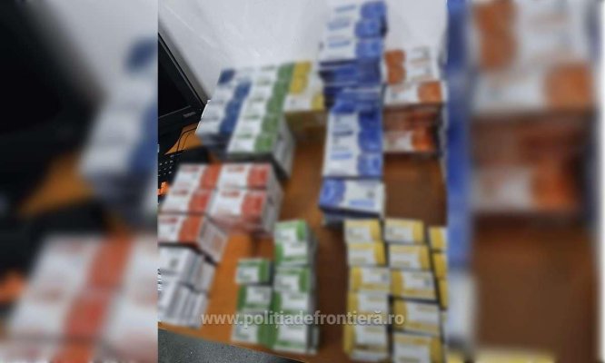 Fiole și comprimate dopante, descoperite în PTF Giurgiu