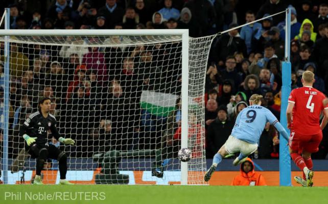 Fotbal: Manchester City a făcut un pas spre semifinalele Ligii Campionilor, după 3-0 cu Bayern Munchen