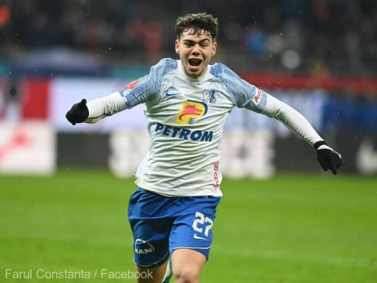 Fotbal: Andrei Borza (Farul), pe locul 3 pe lista CIES a celor mai promiţători fundaşi stânga sub 20 de ani