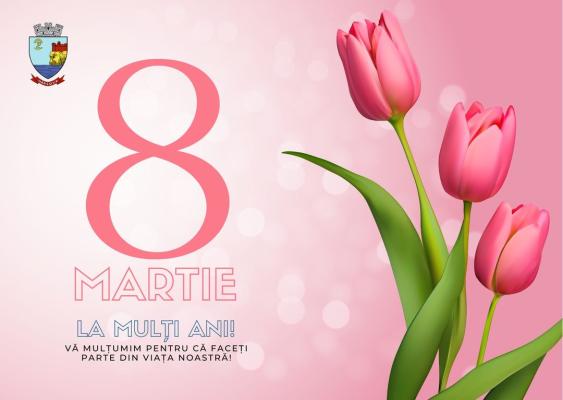 Primăria Hârșova, urări de 8 martie