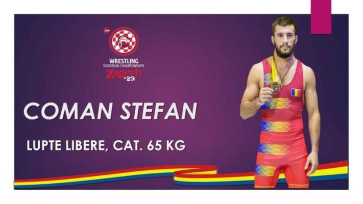 Lupte: Ştefan Coman a ratat medalia de bronz la Europenele de la Zagreb