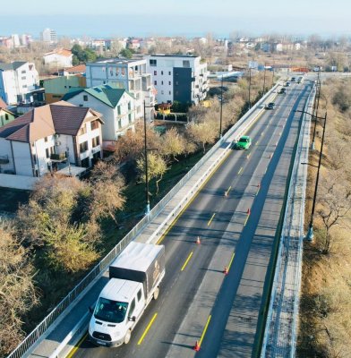 Circulația rutieră pe cele două poduri din Năvodari se va desfășura în sistem reversibil