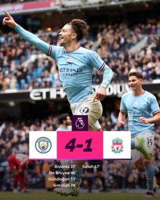 Premier League: Manchester City, recital ofensiv cu Liverpool 