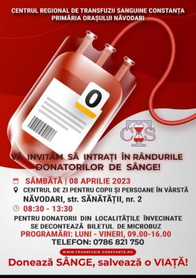 Acțiune de donare de sânge, la Năvodari