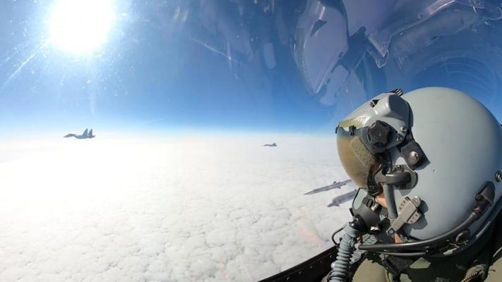 Prima misiune de poliție aeriană a avioanelor F-16 române în Țările Baltice