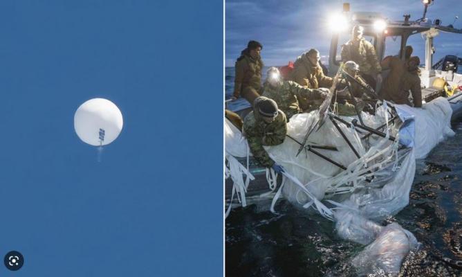 Balonul doborât de SUA a transmis în timp real informații militare către China