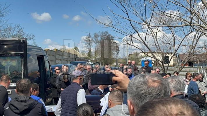 Grigore Comănescu, condus pe ultimul drum. Video