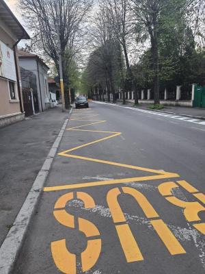 Stația CT BUS din dreptul Liceului Pedagogic a fost mutată