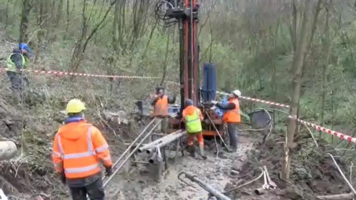 Forajele pentru Lotul 2 al autostrăzii Lugoj-Deva se apropie de finalizare