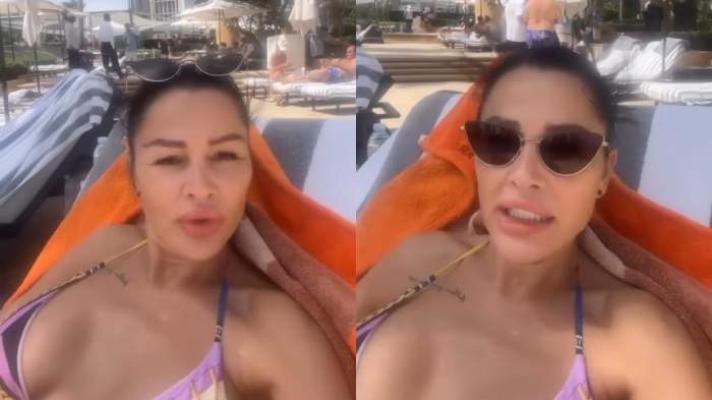 Brigitte Pastramă, bârfită de doi români în Dubai
