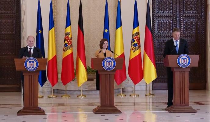 Iohannis: Vom continua să fim ferm şi neabătut alături de Chişinău