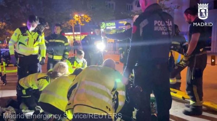 Incendiu într-un restaurant din Madrid: două persoane au decedat, alte 10 au fost rănite 