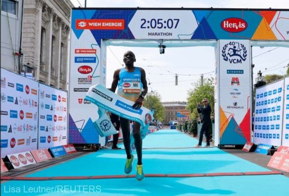 Atletism: Kenyanul Samwel Mailu a câştigat maratonul de la Viena cu un nou record 