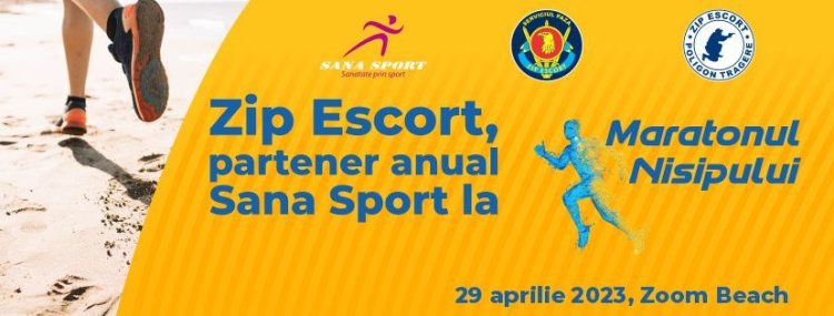 Zip Escort este partener constant al celor 8 ediții de Maratonul Nisipului